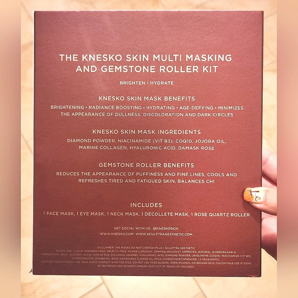 KNESKO x Sculptra Diamond Radiance Multi Masking & Gemstone Roller Kit - Picture 2 of 9